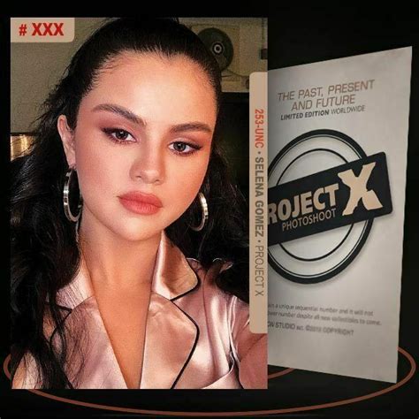 Selena Gomez 253 Unc Project X Numbered Cards Limited Edition