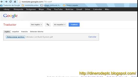 Traducir Ebook Pdf de ingles a español con Google Tradu... | Doovi