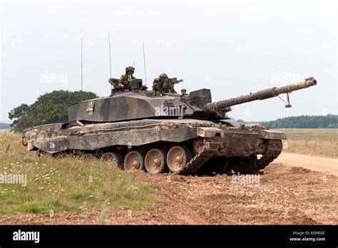 Challenger 2 Main Battle Tank Mbt Of The British Army On Exercise On