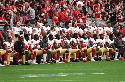 Some Nfl Players Kneel During National Anthem Again Despite Trump Call For Protest To End