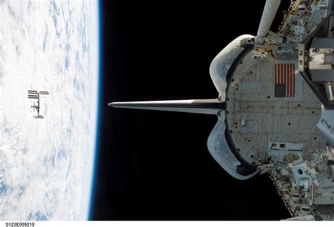 Esa View Of The International Space Station Following Undocking Of