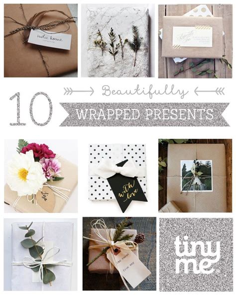 10 Beautifully Wrapped Christmas Presents Tinyme Blog Christmas