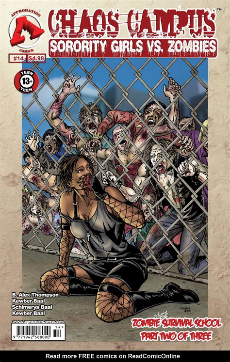 read online chaos campus sorority girls vs zombies comic issue 14