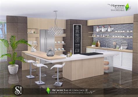 Cayenne Kitchen By Simcredible Liquid Sims