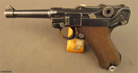 German P08 Luger Pistol By Mauser