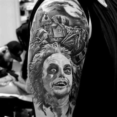 50 Awesome Beetlejuice Tattoo Designs For Men 2023 Guide