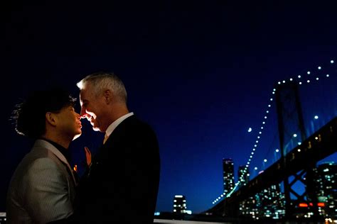 Sunlit San Francisco Wedding With Evening Boat Cruise Equally Wed Modern Lgbtq Weddings