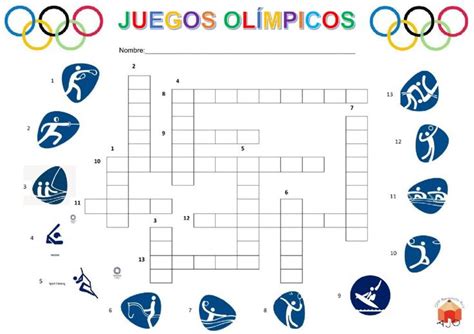 Ficha Online De Los Juegos Olímpicos Para 5º 6º Puedes Hacer Los