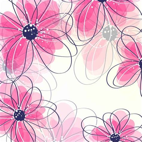 Free Vector Flower Background Free Vector In Encapsulated Postscript