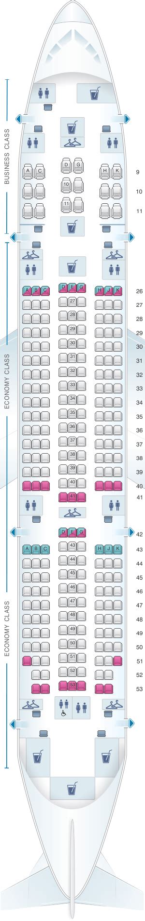 Boeing 787 8 Dreamliner Seat Map Lot