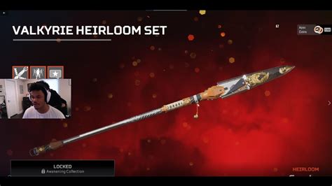Unboxing The New Valkyrie Heirloom Apex Legends Awakening Collection