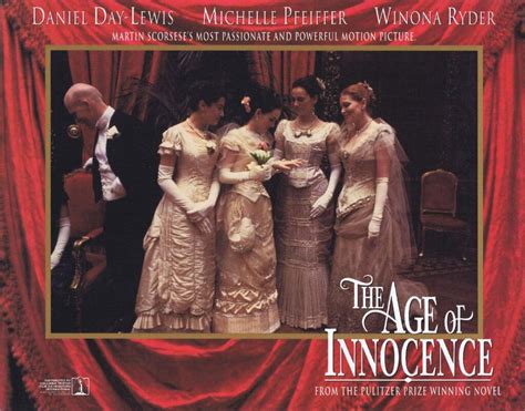 The Age Of Innocence Original Lobby Card 3 Daniel Day Lewis Michelle Pfeiffer Moviemem