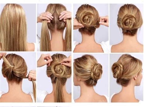 Bun for long thick hair,looking for bun for long thick hair? 6 Easy Office Hairstyles For Long Hair