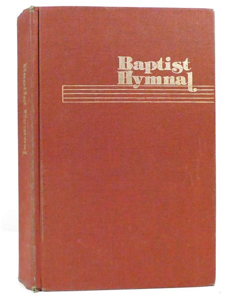 Baptist Hymnal Convention Press 1975 Edition