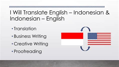 Document translation quick and accurate translation checked by a dedicated quality assurance team in terms of style, grammar, and relevance; Translate indonesian to english or english to indonesian ...