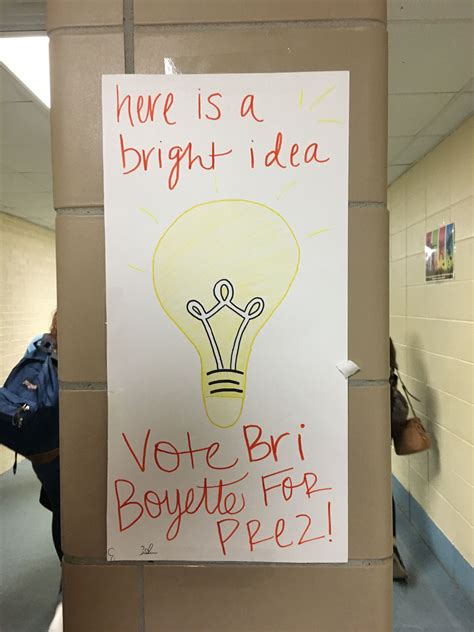 Ideas For Campaign Posters For Student Council