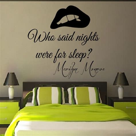 Check out our marilyn monroe decor selection for the very best in unique or custom, handmade pieces from our shops. Marilyn Monroe Wall Decal Quote Vinyl Sticker Art Bedroom ...
