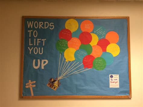 Inspirational Words To Lift You Up Fun Ra Board Up Bulletin Board
