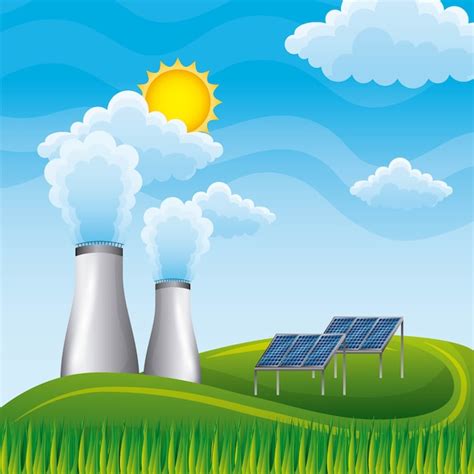 Premium Vector Renewable Energy Vector Illustration