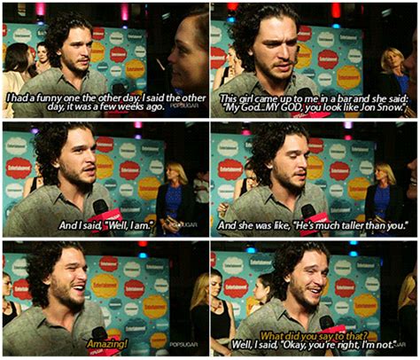 Game Of Thrones Interviews Kit Harington Game Of Thrones Funny Kit