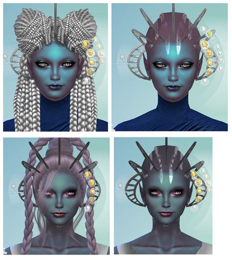 I Cant Decide If My Aliens Should Go With Or Without Hair Rsims4