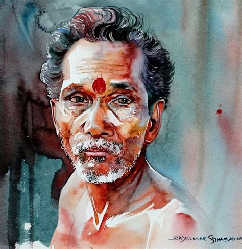 Watercolor Paintings Candidly Capture The Expressive Faces Of India My