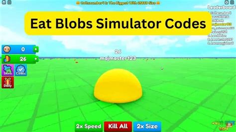 Eat Blobs Simulator Codes March 2024