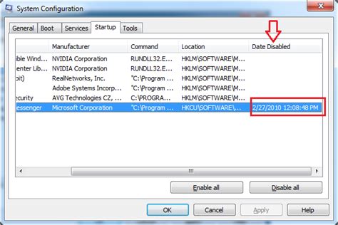Change startup programs in apps settings. Disable and Enable Windows 7 Startup Programs - TechNet ...