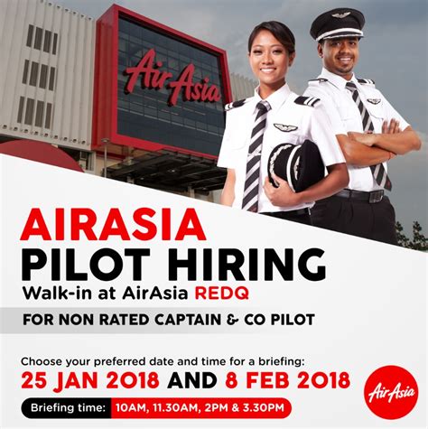 This pilot training program is designed to train the aspiring young pilots. Fly Gosh: Air Asia Pilot Recruitment - Walk in Interview ...