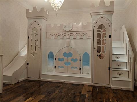 Alexa princess castle with slide in 2020 girls bedroom sets. stunning girls bedroom princess castle bed. Bed comes with ...