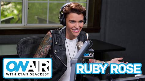 Ruby Rose Talks Oitnb Nude Scene On Air With Ryan Seacrest Youtube