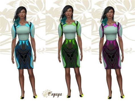 Alien Dress By Fuyaya At Sims Artists Sims 4 Updates