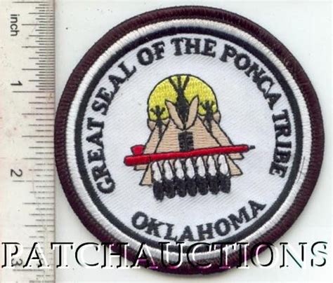 Patch Tribal Indian Great Seal The Ponca Tribe Oklahoma 40659651