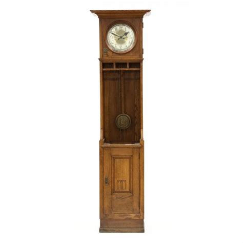 Arts And Crafts Oak Tall Case Clock Lot 333 August Gallery
