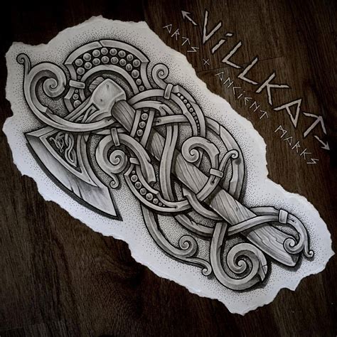 Viking Axe Drawing At Getdrawings Free Download