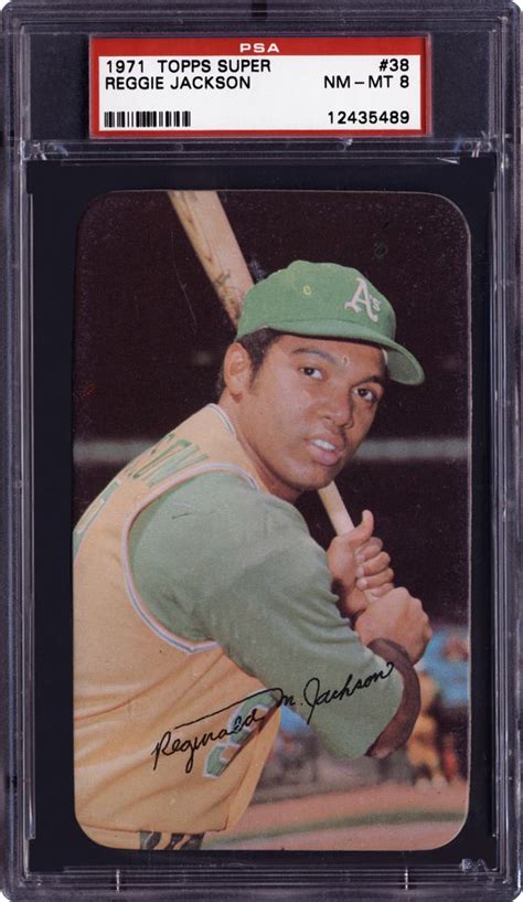 Also gone are the dreaded black borders employed in the 1971 set. Baseball Cards - 1971 Topps Super | PSA CardFacts®