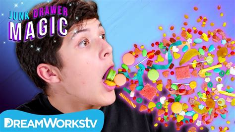 Vomiting Candy Trick Junk Drawer Magic Youtube