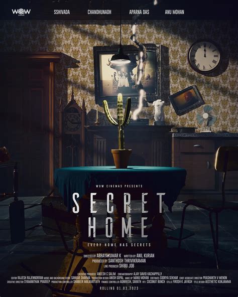 Secret Home Movie Starring Sshivada Chandunath Anu Mohan Shooting