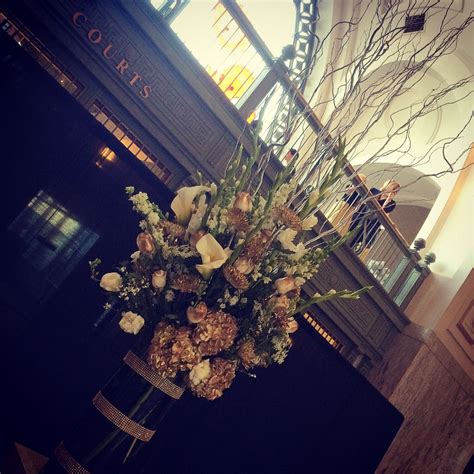 Check spelling or type a new query. Black, gold, and white wedding altar flowers #weddings # ...