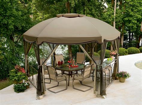 .canopy garden ladyironchef, canopy garden lanterns, outside canopy lights, garden treasures canopy lowes, garden canopy john lewis, garden oasis replacement canopy lighted gazebo. Gazebo canopy with a circular roof | Outdoor pergola ...