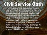 Civil Service Oath Of Office Images