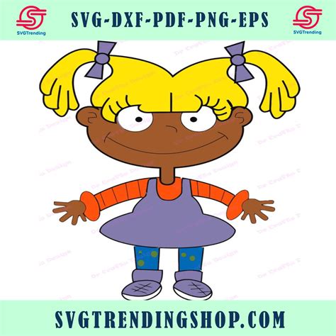 Angelica Pickles African American Rugrats Svg 5 Svg Dxf Cricut