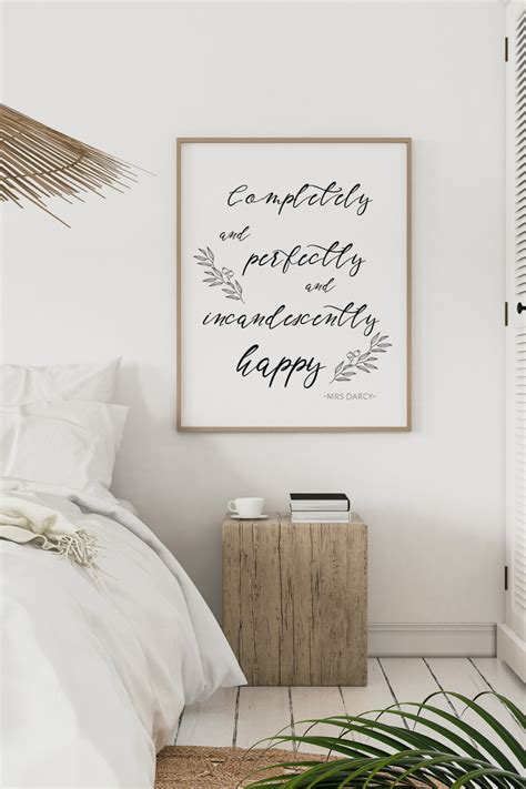 Completely Perfectly And Incandescently Happy Pride And Prejudice Poster Print Wall Art