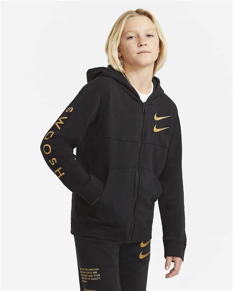 Nike Sportswear Swoosh Older Kids Boys Full Zip Hoodie Nike Eg