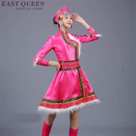 2019 Chinese Folk Dance Minority Women Clothing Mongolian Costume Dance