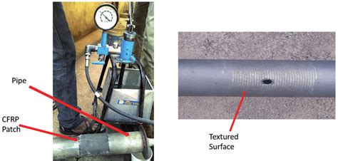 Pipe Hydrostatic Pressure Testing Left Side And Surface Prepared