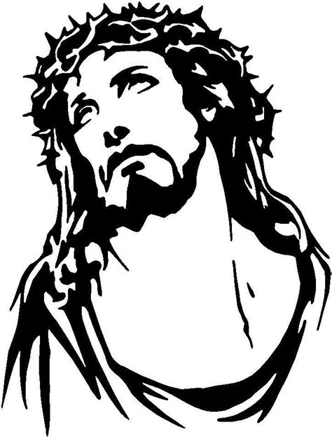 Jesus Christian Wall Art Sticker Decal Many Colors 6 X 5 Ebay