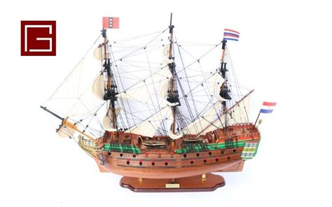 Amsterdam Voc Ship Model Ship Gia Nhiên