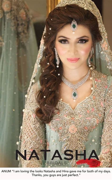 The flower hair comb is special for wedding, party, evening and any other occasions.the chic design will make you elegant and charming; 20 Pakistani Wedding Hairstyles for a Perfect Looking Bride
