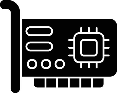 Network Interface Card Glyph Icon Design Style 28263686 Vector Art At